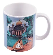 Купить Кружка СПб Ноксо Наедине с Петербургом Исаакиевский (керамика) (330мл) (К2025-128) — Фото №1