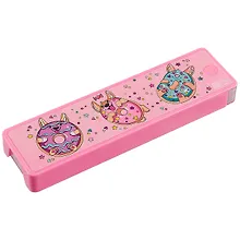 Купить Пенал школьный "Когри пончики" 20*5,5*2,2 см, пластмассовый — Фото №1