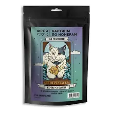 Купить "ФРЕЯ" PNBM-045 Набор для раскрашивания по номерам (на магните) ( с краской-металлик ) 15 х 10 см "Туз пентаклей" — Фото №1