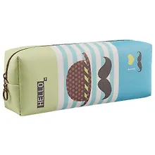 Купить Пенал на молнии «Усы с разноцветной полоской», 20 х 6.5 см — Фото №1