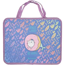 Купить Папка для тетрадей А4 "TIGER-CAT" молния, пластик — Фото №1