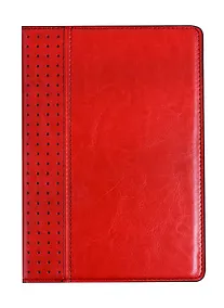 Купить Ежедневник недат. А5 192л "Сариф" красный/"Виннер" коричневый, кожзам, тв.переплет, обл.поролон, тонир.блок, тонир.срез, ляссе, Escalada — Фото №1