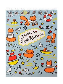 Купить Блокнот А7 40л СПб "Питер" спираль — Фото №1