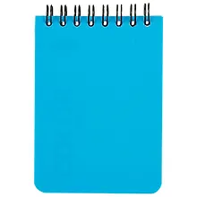 Купить Блокнот «Neon blue», клетка, 50 листов, А7 — Фото №1