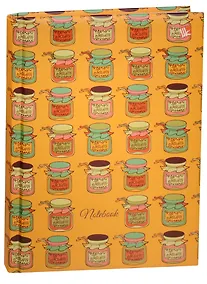 Купить Книга для записей А5- 80л "Орнамент. Чудесные баночки" 7БЦ, с поролоном, выб.лак, мат.лам., блестки, Listoff — Фото №1
