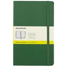 Купить Записная книжка Moleskin Classic Large, зелёная, 120 листов, А5 — Фото №1