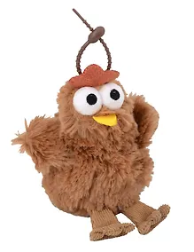 Купить Брелок Курочка коричневая (текстиль) (12см) (12-110825-Z1) — Фото №1