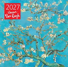 Купить Винсент Ван Гог. Ветка миндаля. Календарь настенный на 2027 год (300х300 мм) — Фото №1