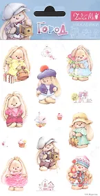 Купить Наклейки Зайка Ми . Город (19*10см) — Фото №1