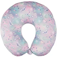 Купить Подголовник с кнопкой Космос градиент (текстиль) (30х30) (12-00754-0902-4) — Фото №1