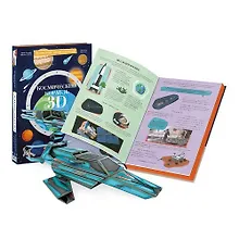 Купить Космический корабль. Картонный 3D конструктор + книга — Фото №1