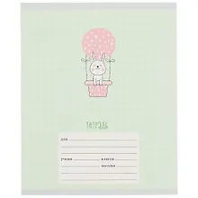 Купить Тетрадь в крупную клетку Unnika, "На воздушном шаре", 12 листов, в ассортименте — Фото №1