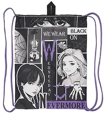 Купить Мешок для сменной обуви "Уэнсдэй", 36 х 47 см, 1 отделение — Фото №1