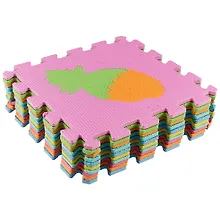 Купить Коврик-пазл из EVA  (29х29 см) (10 листов) (фрукты) (15-01428-2) — Фото №1