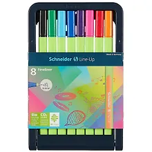 Купить Ручки капиллярные Schneider, Line-Up, 8 цветов 0,4 мм — Фото №1