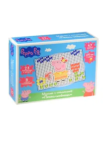 Купить Набор для творчества, т.м. Peppa Pig, Мозаика с аппликацией Пеппа-модница — Фото №1