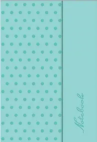 Купить Записная книжка, Феникс+, А6 (102*148мм) 120л. Notebook Фактура горох, твердая обложка, на магнитном замке — Фото №1