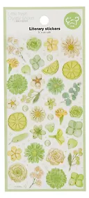 Купить Наклейки Цветы (зеленые), PVC — Фото №1