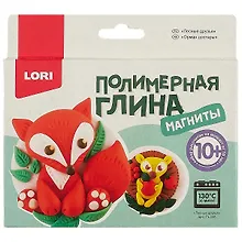 Купить Набор для творчества LORI Полимерная глина. Магниты Лесные друзья — Фото №1