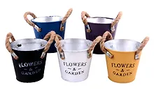 Купить Декоративное изделие из жести ведро (ассорти) — Фото №1