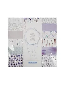 Купить Бумага для скрапбукинга (15х15) (двусторонняя) (12 дизайнов) (12 листов) More then the stars — Фото №1