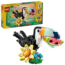 Купить 31173 Конструктор детский LEGO Creator 3-in-1 Дикие животные: тропический тукан, 225 деталей, возраст 7+ — Фото №1