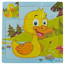 Купить Развивающие рамки Утенок, 15*15см, дерево — Фото №1