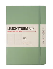 Купить Книга для записей A5, 61 лист в точку "Classic", мягкая обложка, шалфей, Leuchtturm1917 — Фото №1
