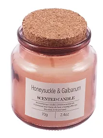 Купить Свеча ароматическая в стеклянной баночке с крышкой (7см) (12-20250519-3) — Фото №1