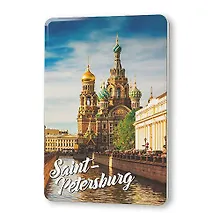 Купить Сувенир, Магнит Спас-на-Крови 5,6*8,3см, картон — Фото №1