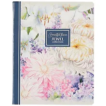 Купить Тетрадь в клетку Academy Style, "Цветы Jewel", 96 листов, в ассортименте — Фото №1