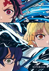 Купить Блокнот охотника на демонов (по мотивам манги, формат А5, 80 л., блок в точку) — Фото №1