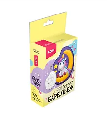 Купить Набор для творчества LORI. Барельеф из гипса "Единорожка на Луне" — Фото №1