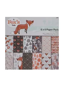 Купить Бумага д/скрапбукинга Лисы A Fox`s Tale (11062804) (24 л. х 12 диз.) (15,2х15,2см) (упаковка) — Фото №1