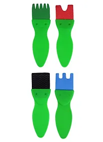 Купить Набор кистей EVA 4 шт, на пластиковой ручке, 13 см(HM952-4) — Фото №1