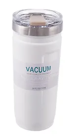 Купить Термостакан Белый (пластик/металл) (710мл) (12-07599-M9) — Фото №1