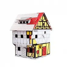 Купить Сборная модель из картона, Таверна (раскраска) Серия Средневековый город 13дет. 213-2 — Фото №1