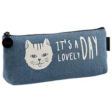 Купить Пенал на молнии «Fine, easy, how, lovely», 20 х 8 см — Фото №1