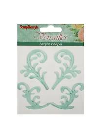 Купить Акриловые украшения Завитки (SCB45001002) (4шт.) (упаковка) — Фото №1