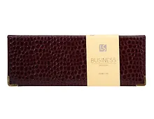 Купить Планинг дат. 2026г. 56л "Business Premium. Lizard" бордо, 7Б, тв.переплет, настольный, иск.кожа, обл.поролон, евроспираль, съемный тонир.блок, мет.уголки, инд.уп — Фото №1
