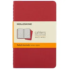 Купить Набор книг для записей Moleskin Cahier Journal Pocket, 3 штуки, мягкая обложка, 32 листа, А6 — Фото №1