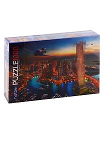 Купить Пазл HATBER Premium 1000 эл. 680х450мм.Ночной город- (Дубай) — Фото №1
