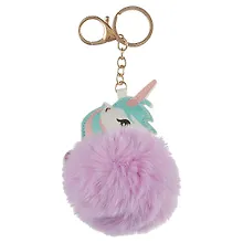 Купить Брелок Голова единорога (иск.мех) (8см) (12-06648-DJS01) — Фото №1
