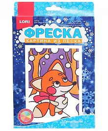 Купить Набор для творчества LORI. Фреска. Картина из песка "Милая лисичка" — Фото №1