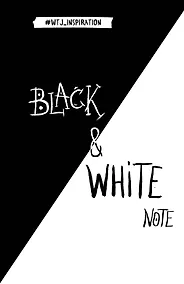 Купить Black&White Note. Стильный блокнот с черными и белоснежными страницами (мягкая обложка) — Фото №1