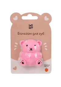 Купить Бальзам для губ Мишка (персик) (5х5) (12г) (12-27207-202406-FA13) (Lafilaf) — Фото №1