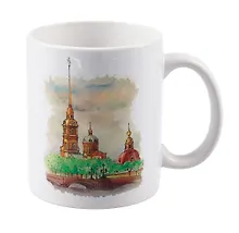 Купить Кружка СПб Акварель Петропавловская крепость (керамика) (330мл) — Фото №1