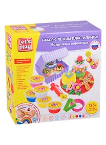 Купить Набор с легким пластилином ТМ Lets Play Воздушные пирожные 25см 36474 — Фото №1