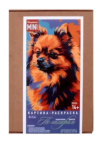 Купить Набор для творчества. Картина-раскраска по номерам "Гордый шпиц" — Фото №1