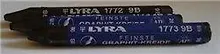 Купить Мелок графитный LYRA GRAPHITE нерастворимый в воде мягкость 9В L5620109 — Фото №1